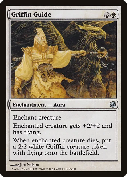 Griffin Guide, Magic card DDH 25 — Duel Decks: Ajani vs. Nicol Bolas set