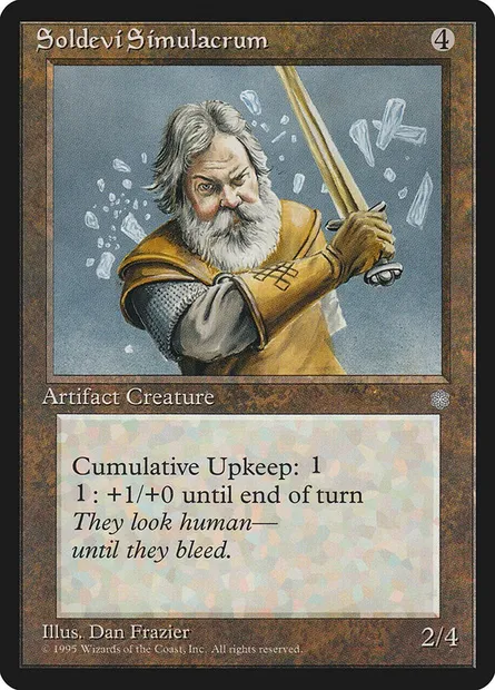 Soldevi Simulacrum, Magic card ICE 339 — Ice Age set