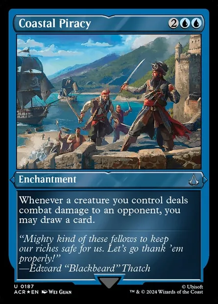 Coastal Piracy, Magic card ACR 187 — Assassin's Creed set