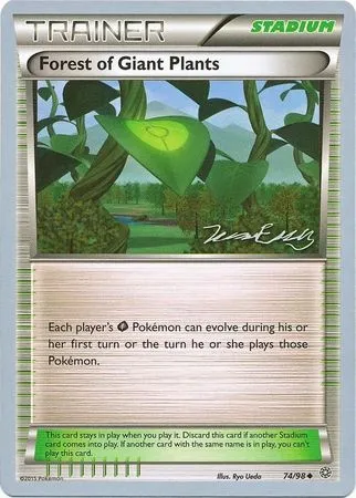 Forêt de Plantes Géantes, carte Pokémon WCD16 074 — extension World Championship Decks 2016