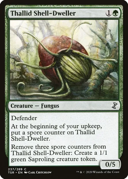 Thallid Shell-Dweller, Magic card TSR 237 — Time Spiral Remastered set