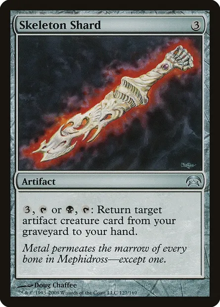 Écharde de squelette, carte Magic HOP 127 — extension Planechase