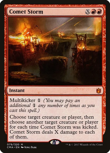 Comet Storm, Magic card CMA 79 — Commander Anthology set