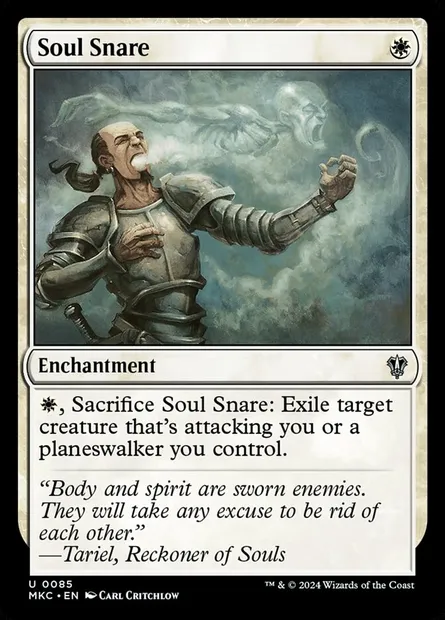 Soul Snare, Magic card MKC 85 — Murders at Karlov Manor Commander set