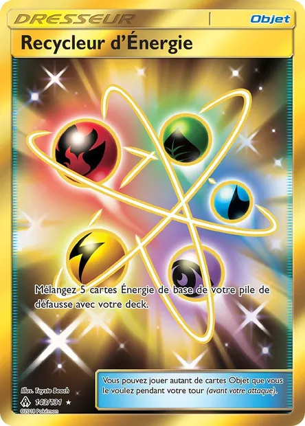 Recycleur d’Énergie, carte Pokémon FLI 143 — extension Lumière Interdite