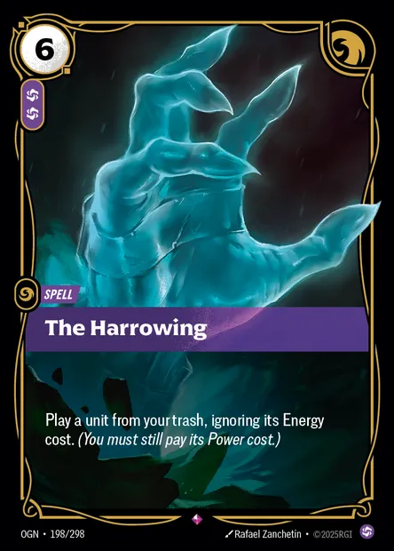 The Harrowing, carte Riftbound OGN 198 — extension Origins