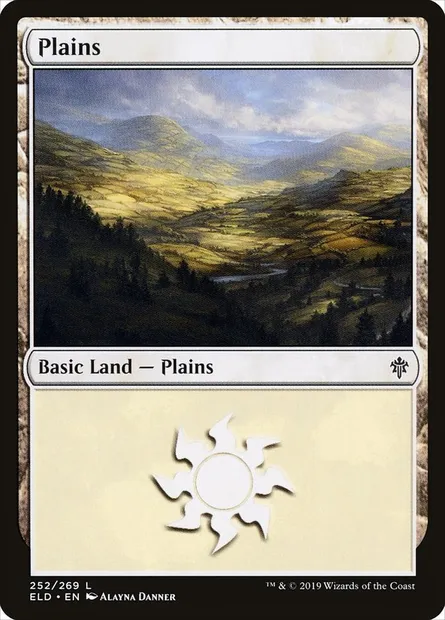 Plains, Magic card ELD 252 — Throne of Eldraine set