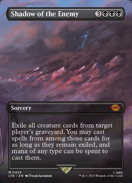 Shadow of the Enemy, Magic card LTR 424 — The Lord of the Rings: Tales of Middle-earth set