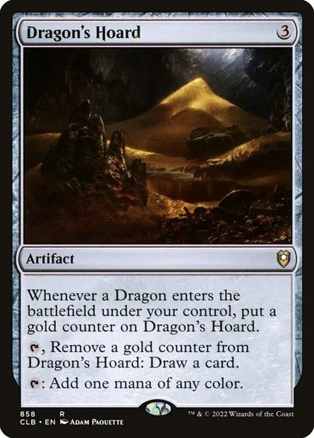 Dragon's Hoard, Magic card CLB 858 — Commander Legends: Battle for Baldur's Gate set