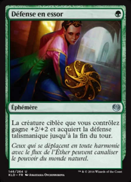 Défense en essor, carte Magic KLD 146 — extension Kaladesh