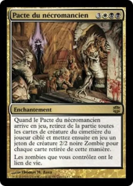 Pacte du nécromancien, carte Magic ARB 82 — extension La Renaissance d'Alara