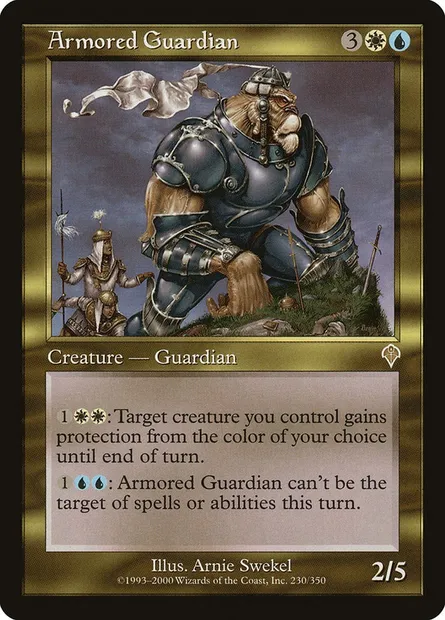 Vigile en armure, carte Magic INV 230 — extension Invasion
