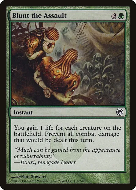 Blunt the Assault, Magic card SOM 113 — Scars of Mirrodin set