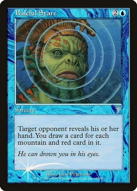 Baleful Stare, Magic card 7ED 62★ — Seventh Edition set