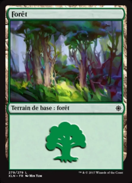 Forêt, carte Magic XLN 279 — extension Ixalan