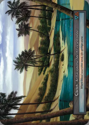 Oasis, carte Sorcery ALP 377 — extension Alpha