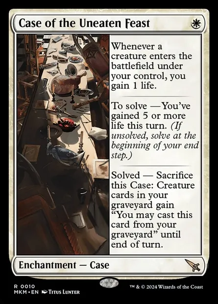 Case of the Uneaten Feast, Magic card MKM 10 — Murders at Karlov Manor set