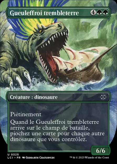 Gueuleffroi trembleterre, carte Magic LCI 325 — extension The Lost Caverns of Ixalan