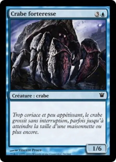 Crabe forteresse, carte Magic ISD 56 — extension Innistrad