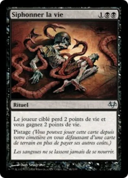 Siphonner la vie, carte Magic EVE 46 — extension Coucheciel