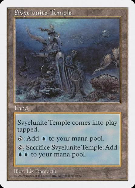 Svyelunite Temple, Magic card 5ED 425 — Fifth Edition set