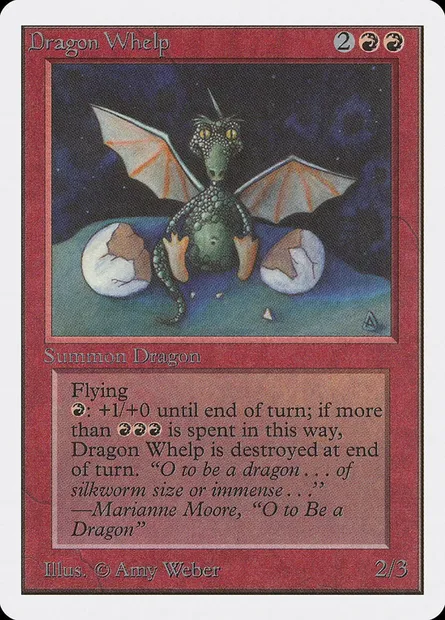 Dragonnet, carte Magic 2ED 142 — extension Unlimited Edition
