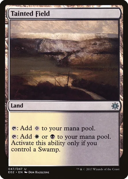 Tainted Field, Magic card E02 47 — Explorers of Ixalan set