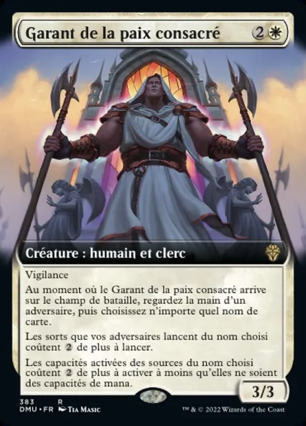 Garant de la paix consacré, carte Magic DMU 383 — extension Dominaria Uni