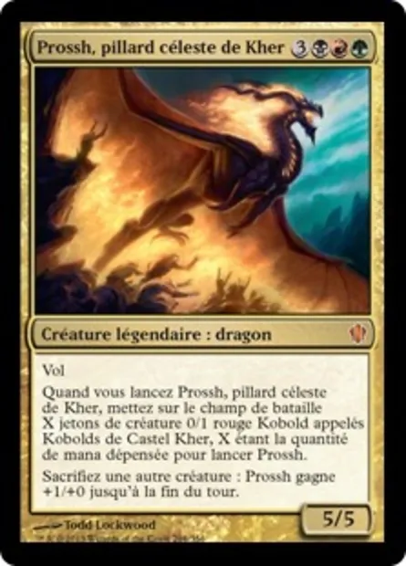 Prossh, pillard céleste de Kher, carte Magic C13 204 — extension Commander 2013