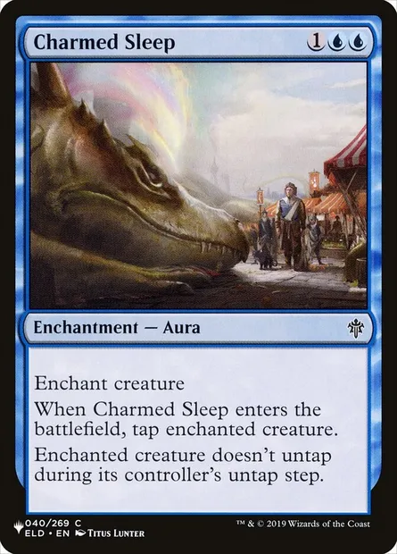 Charmed Sleep, Magic card PLST ELD-40 — The List set