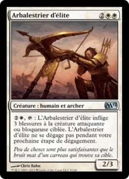 Arbalestrier d'élite, carte Magic M12 5 — extension Magic 2012
