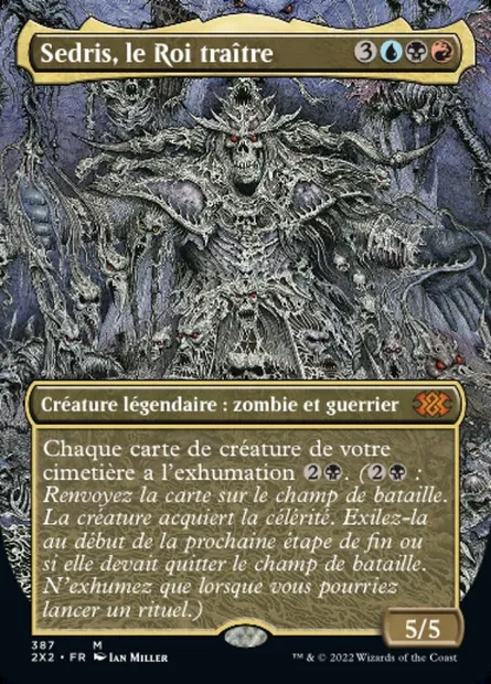 Sedris, le Roi traître, carte Magic 2X2 387 — extension Double Masters 2022