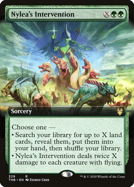Nylea's Intervention, Magic card THB 329 — Theros Beyond Death set