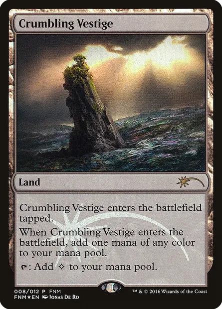 Crumbling Vestige, Magic card F16 8 — Friday Night Magic 2016 set