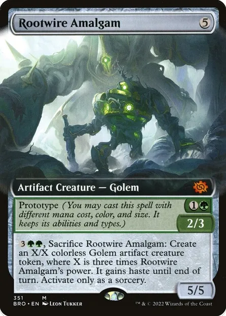 Rootwire Amalgam, Magic card BRO 351 — The Brothers' War set