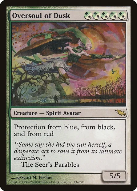 Oversoul of Dusk, Magic card SHM 234 — Shadowmoor set