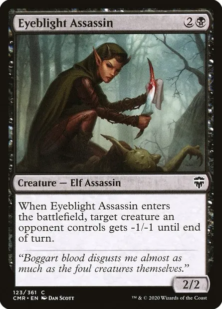 Eyeblight Assassin, Magic card CMR 123 — Commander Legends set