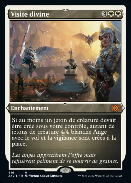 Visite divine, carte Magic 2X2 416 — extension Double Masters 2022