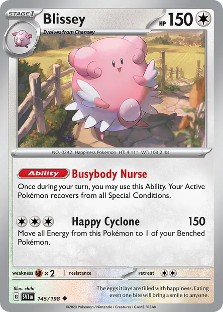 Blissey, Pokémon card SVI 145 — Scarlet & Violet set
