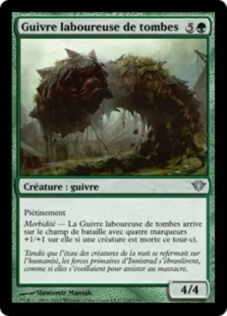 Guivre laboureuse de tombes, carte Magic DKA 116 — extension Obscure Ascension