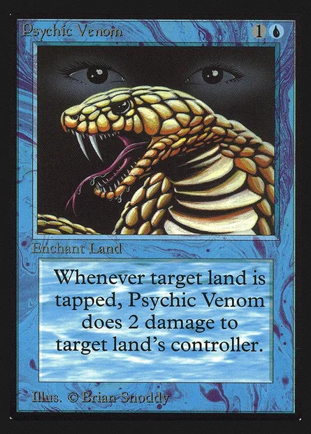 Psychic Venom, Magic card CED 76 — Collectors' Edition set
