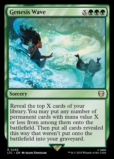 Genesis Wave, Magic card LTC 245 — Tales of Middle-earth Commander set