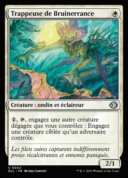 Trappeuse de Bruinerrance, carte Magic ECL 42 — extension Lorwyn Eclipsed