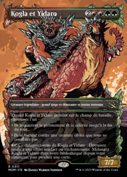 Kogla et Yidaro, carte Magic MOM 311 — extension L'invasion des machines