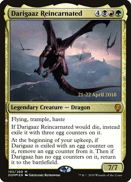 Darigaaz Reincarnated, Magic card PDOM 193s — Dominaria Promos set