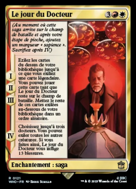 Le jour du Docteur, carte Magic WHO 121 — extension Doctor Who