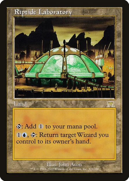 Riptide Laboratory, Magic card ONS 322 — Onslaught set