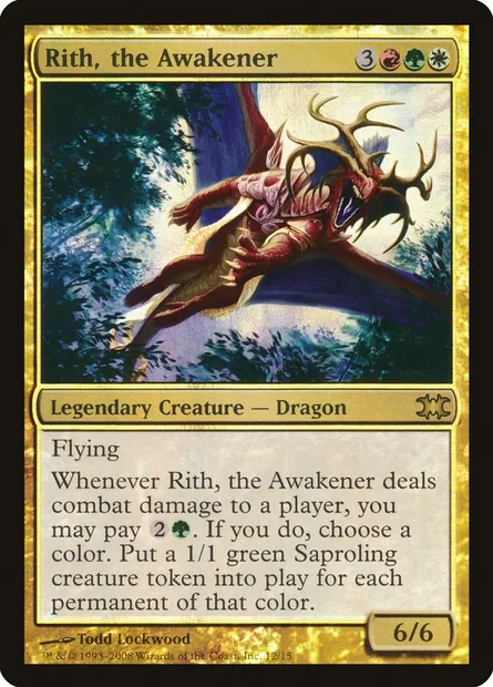 Rith, the Awakener, Magic card DRB 12 — From the Vault: Dragons set