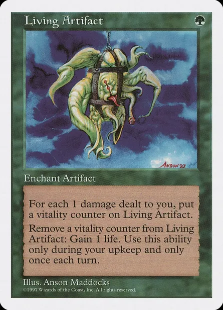 Living Artifact, Magic card 5ED 311 — Fifth Edition set