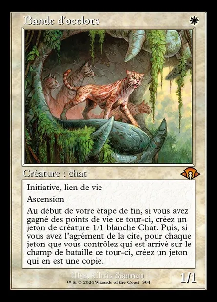 Bande d'ocelots, carte Magic MH3 394 — extension Modern Horizons 3